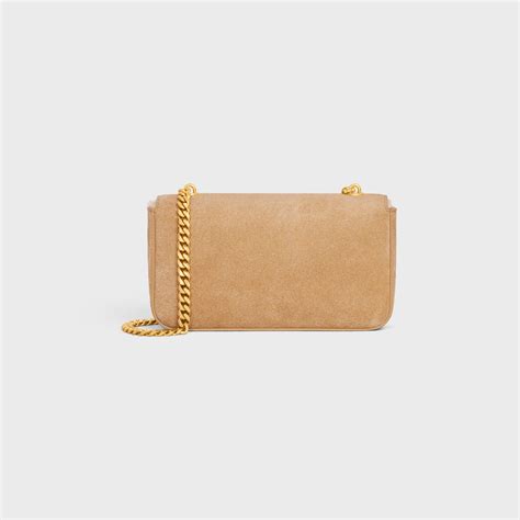 celine triomphe suede bag|Celine shoulder bag triomphe.